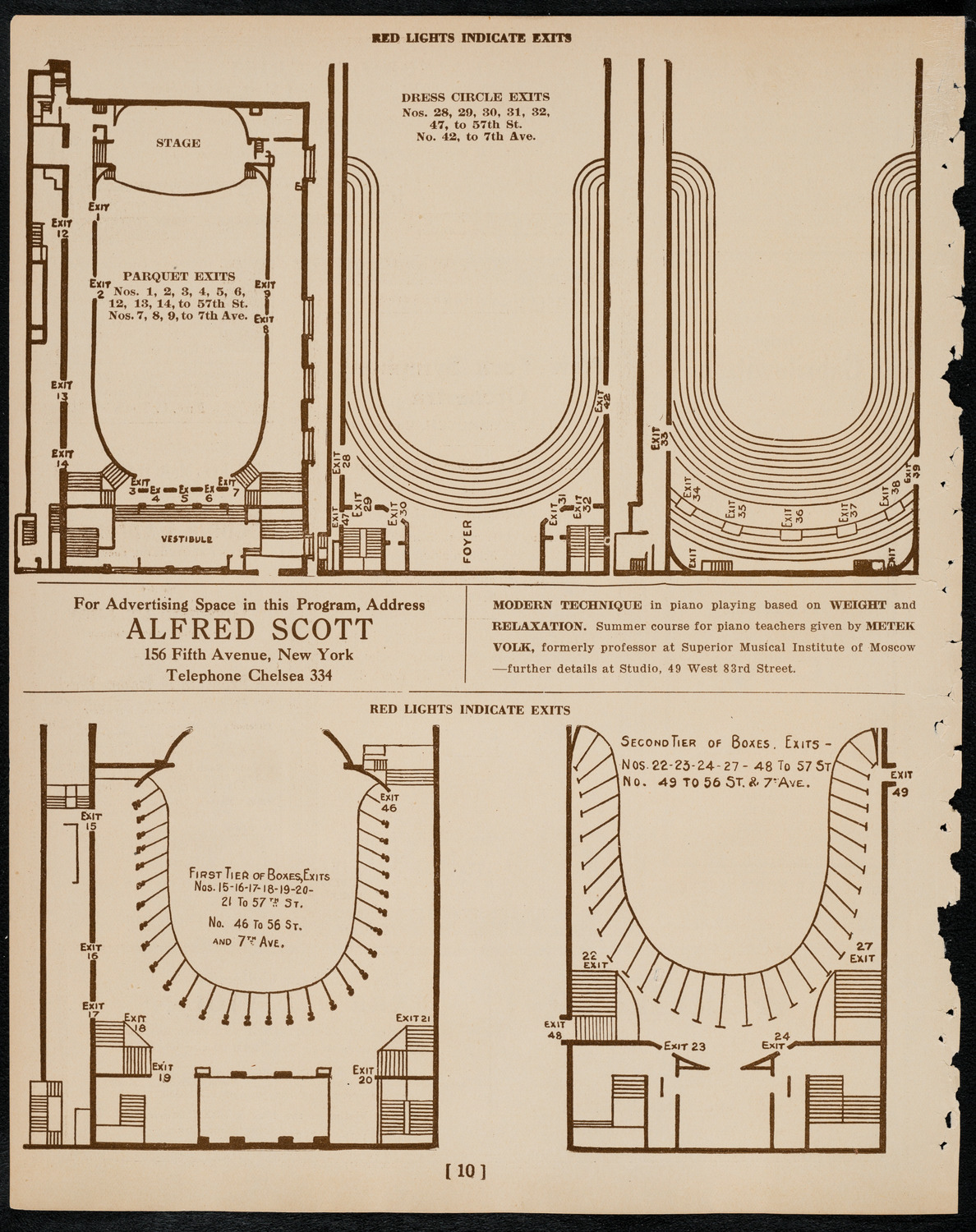 New York Philharmonic, March 12, 1922, program page 10