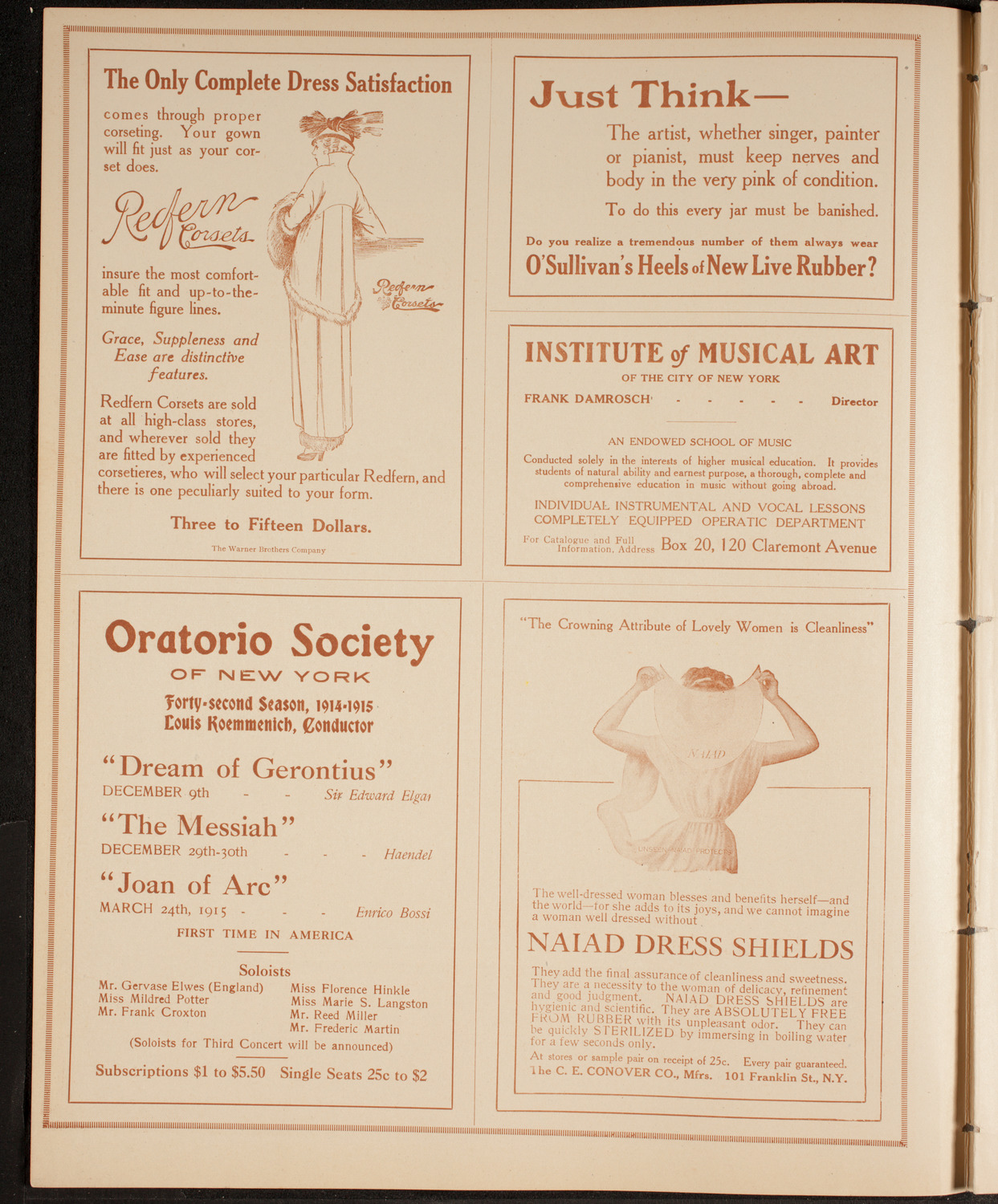 Elmendorf Lecture: Around the World Through the Panama Canal, November 9, 1914, program page 2