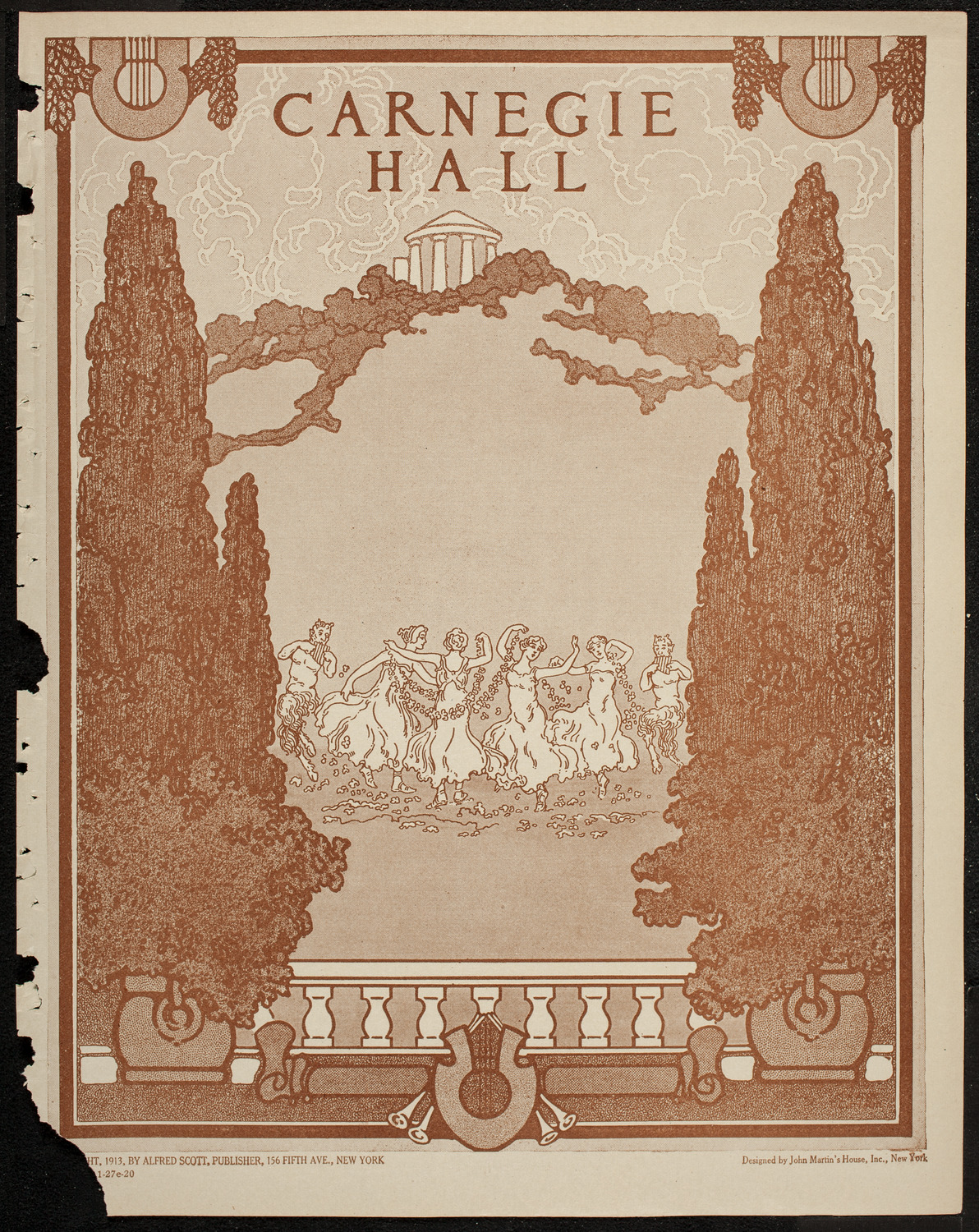 Baroness Leja de Torinoff, Soprano, January 27, 1920, program page 1