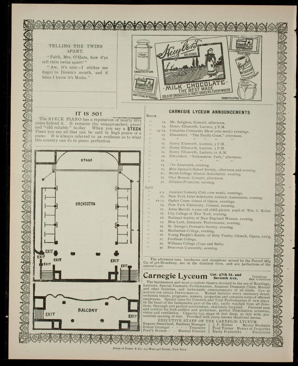 Benefit: Maria Azpiroz, March 12, 1904, program page 4