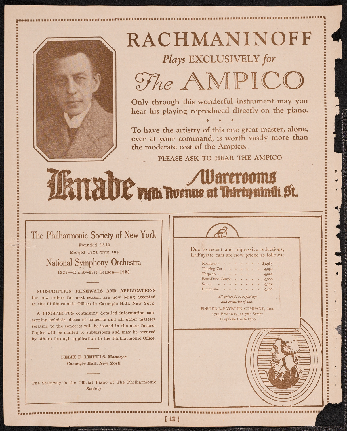 Victor Talking Machine Company, June 5, 1922, program page 12