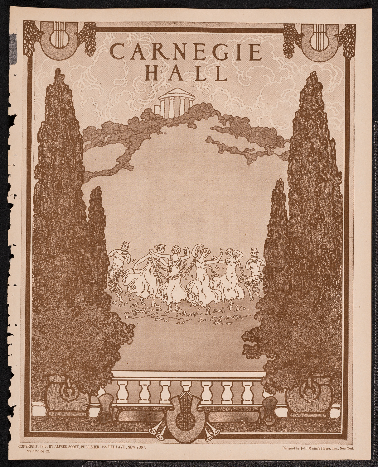 Chanuka Concert by Cantor Josef Rosenblatt, December 25, 1921, program page 1