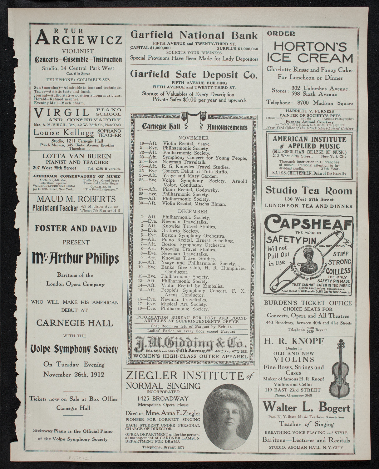 Newman Traveltalks: Holland, November 17, 1912, program page 3