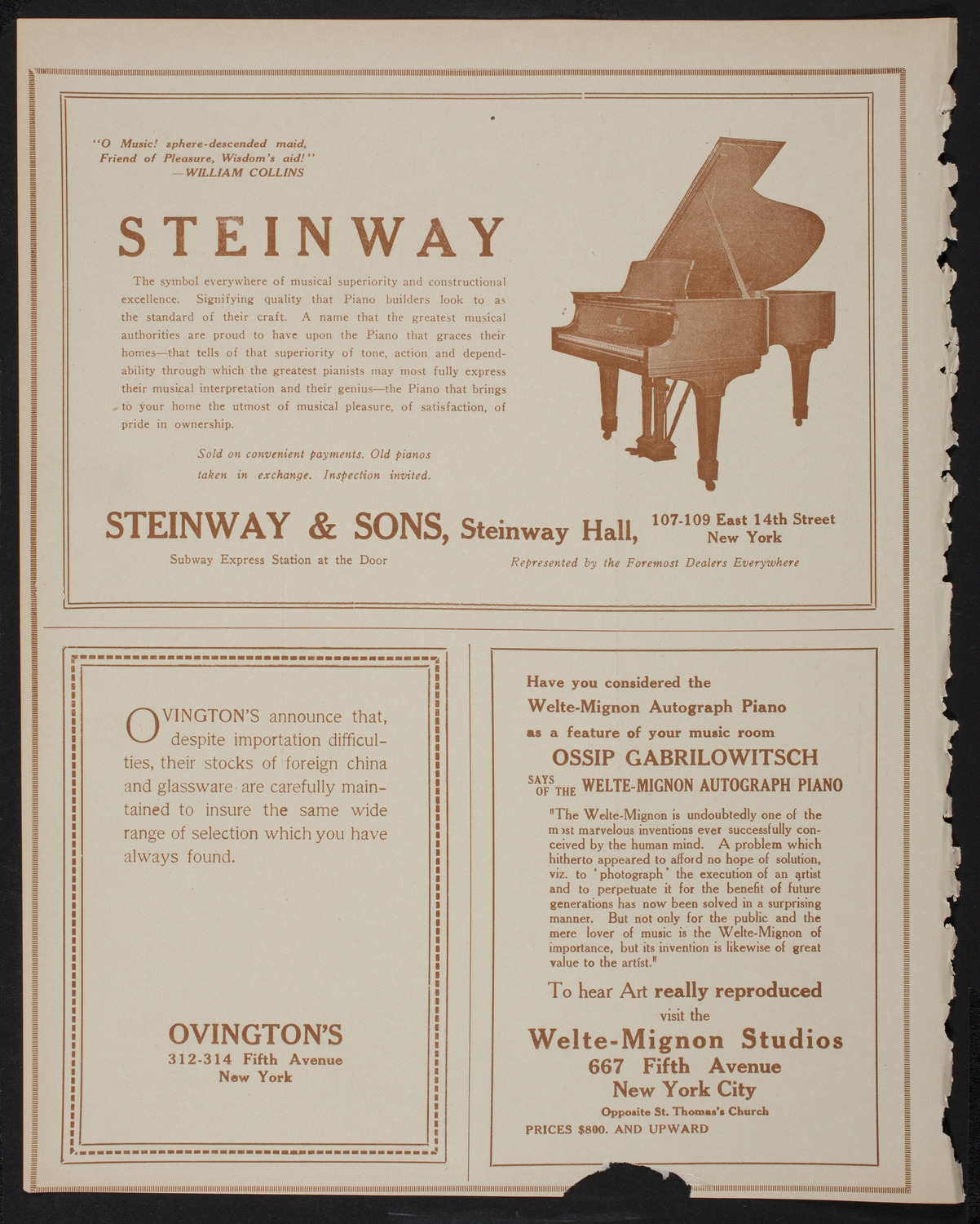 Meeting: The Humanitarian Cult, January 8, 1918, program page 4