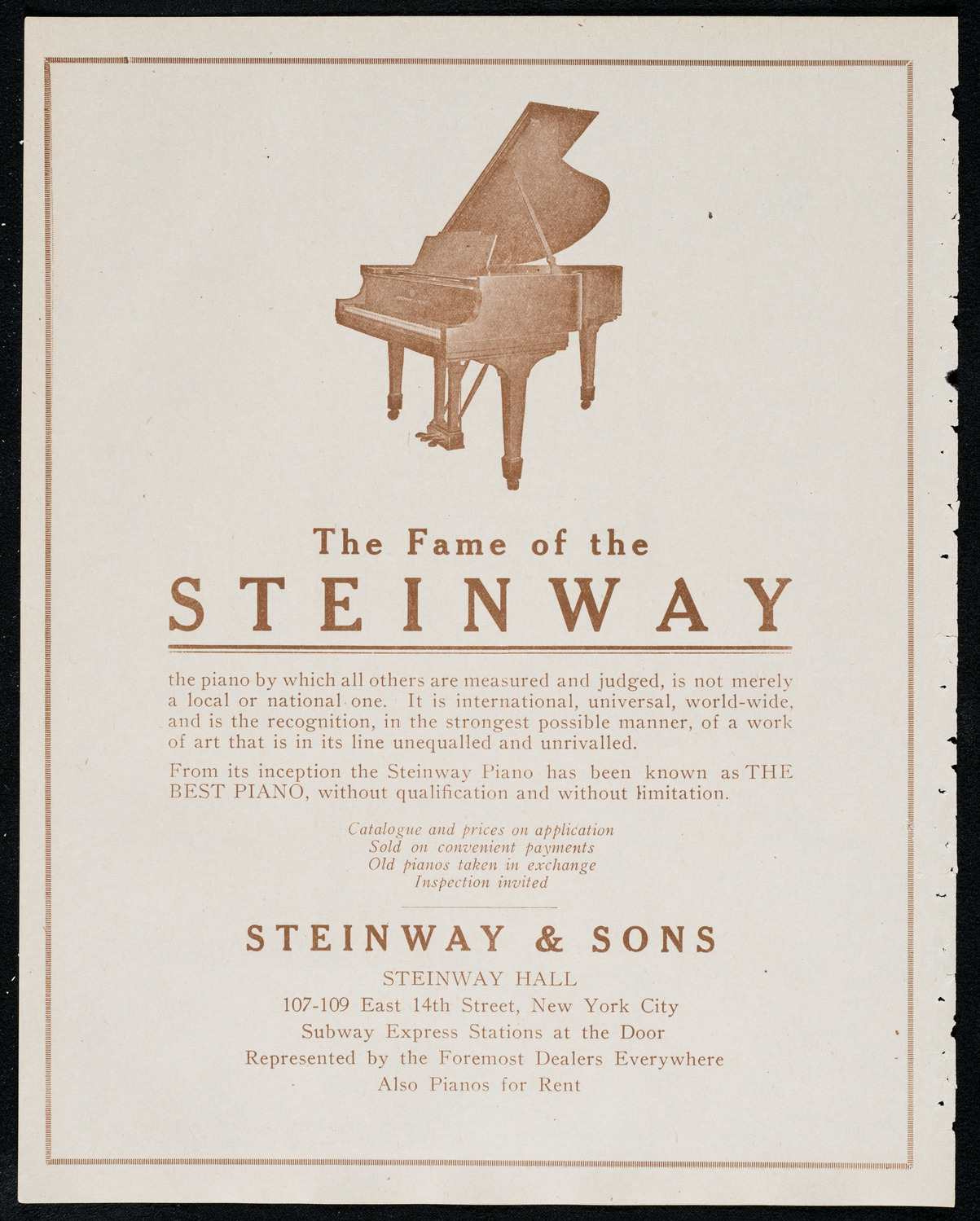 Philadelphia Orchestra, December 21, 1920, program page 4