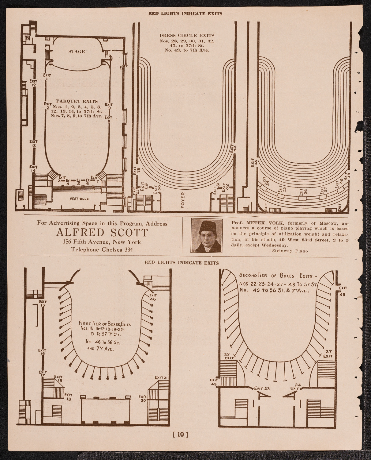 Joseph Shlisky, Josef Winogradoff, Maximilian Rose, and the Synagogual Choral Alliance, December 24, 1921, program page 10