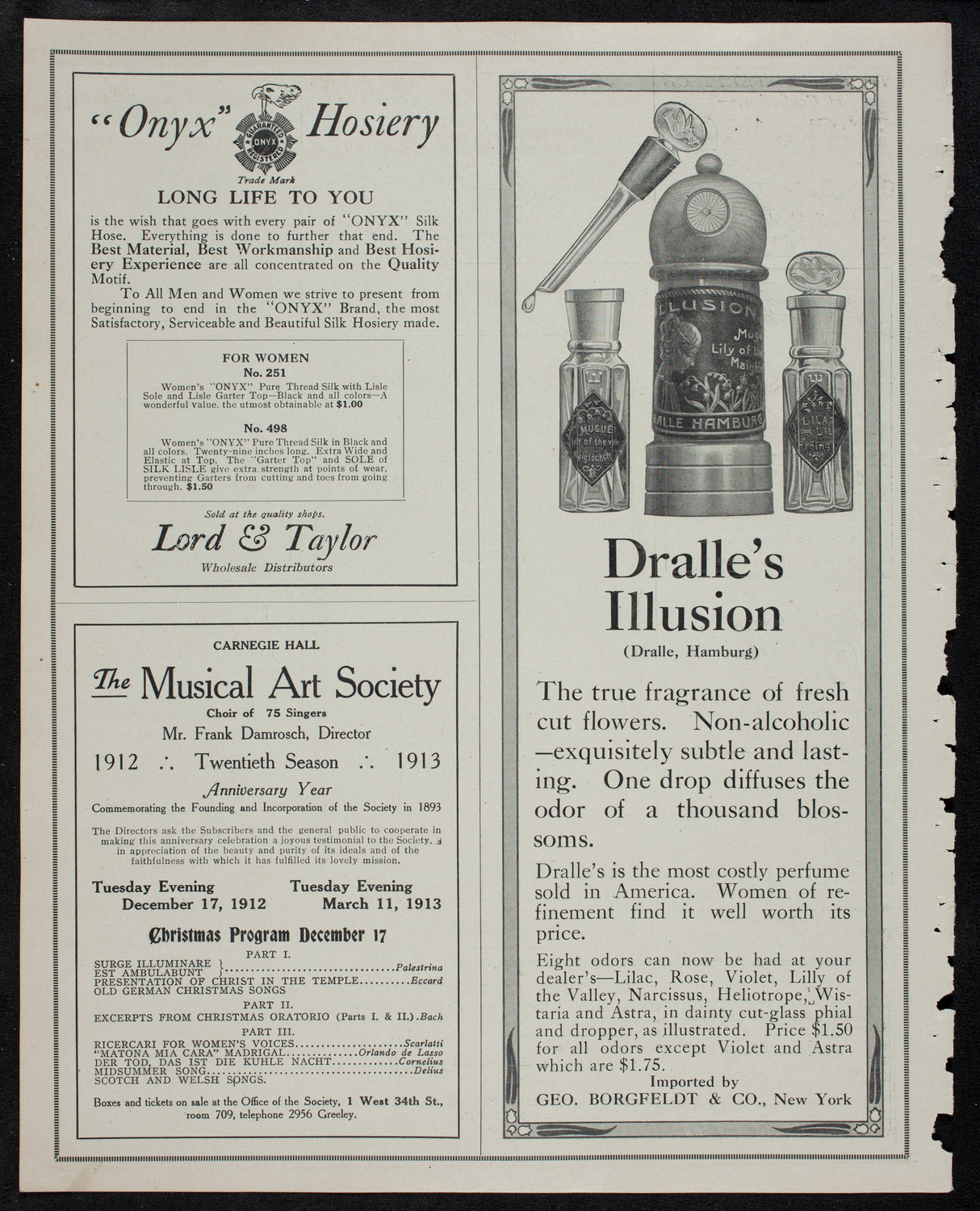 Boston Symphony Orchestra, November 7, 1912, program page 8