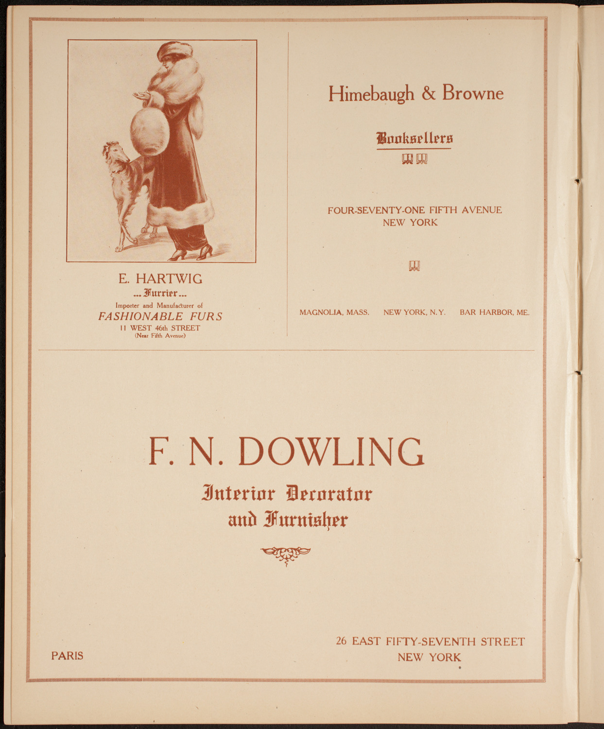 Fritz Kreisler, Violin, December 30, 1914, program page 16