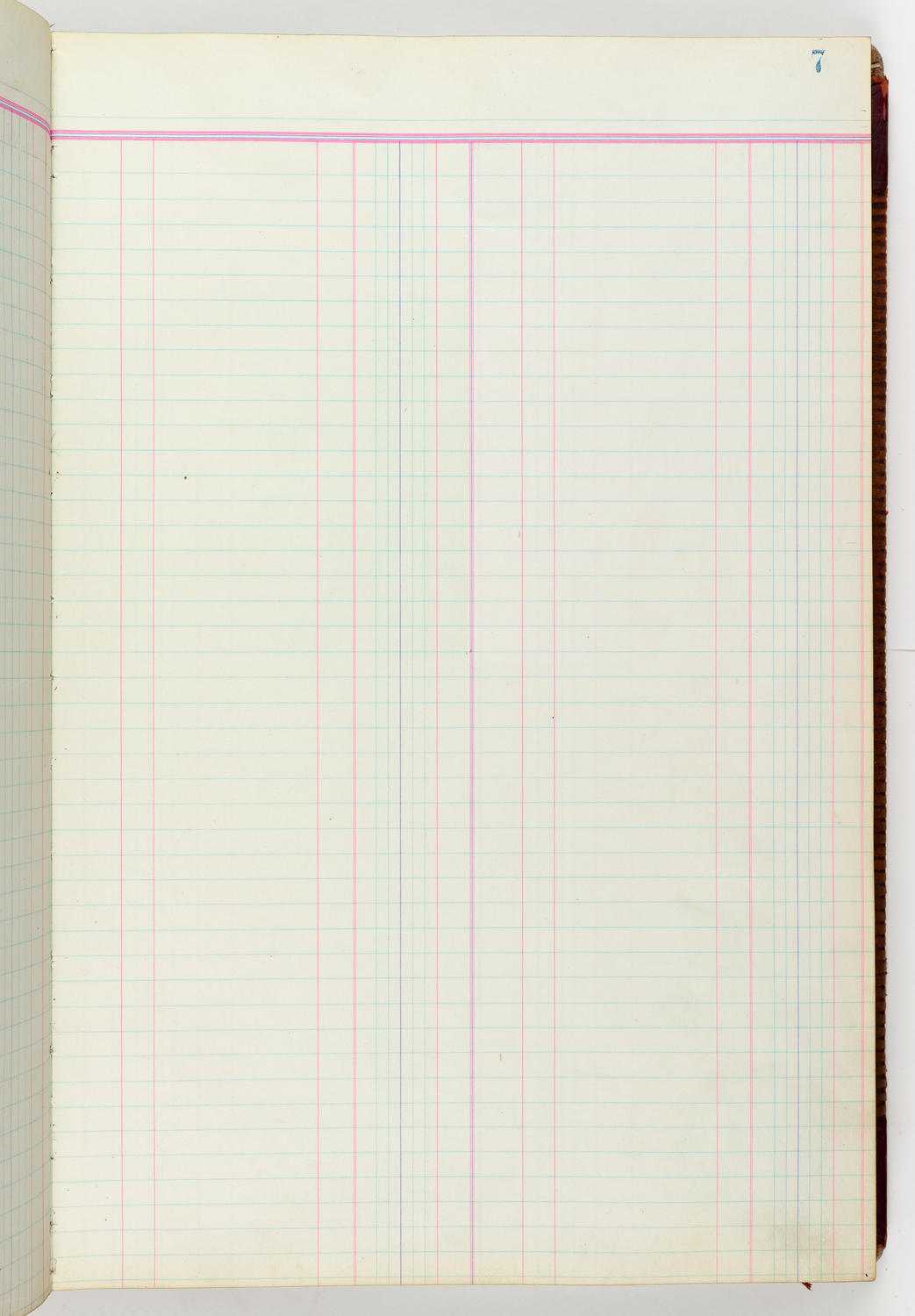 Music Hall Accounting Ledger Journal, volume 6, page 7