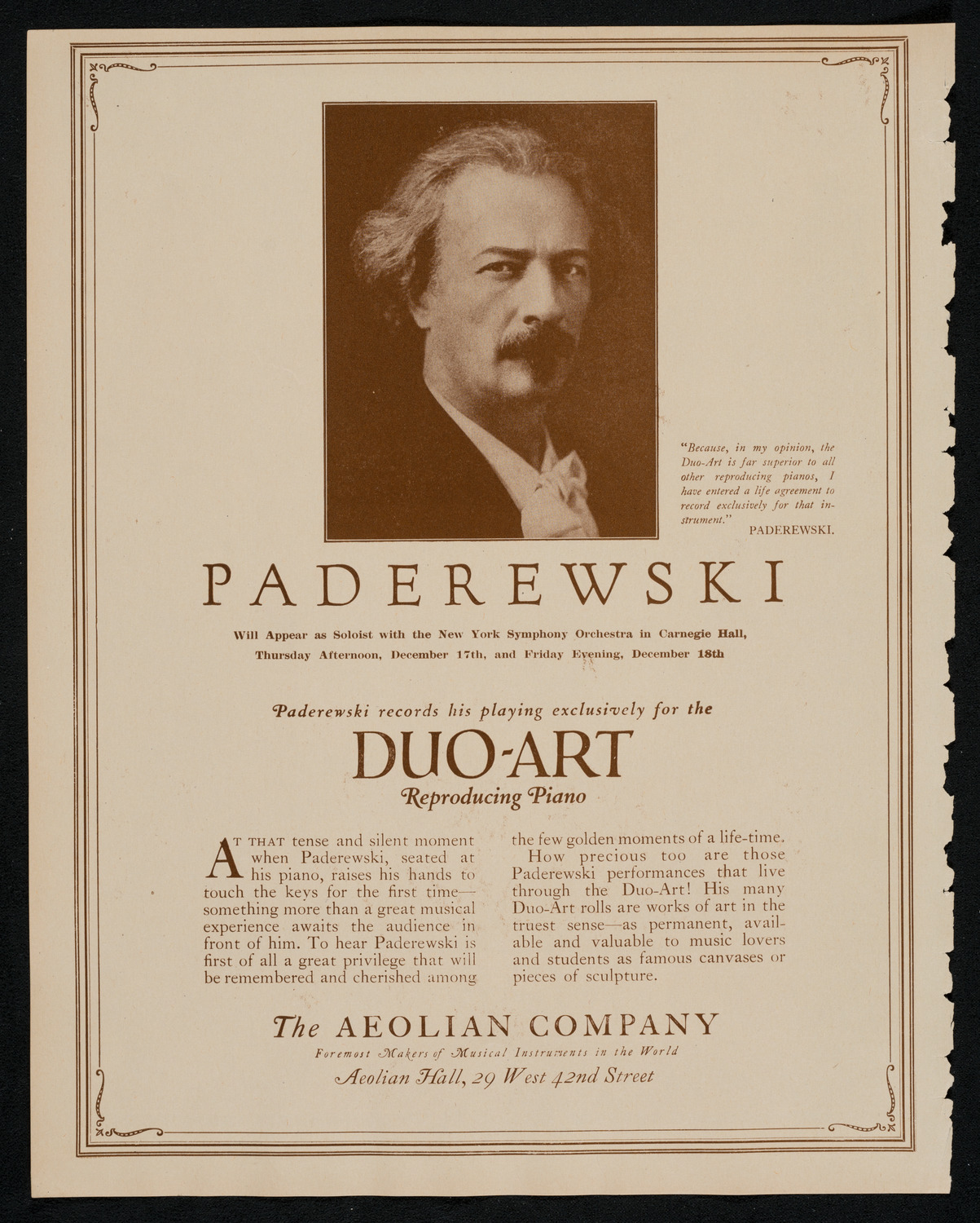 New York Philharmonic, December 18, 1925, program page 2