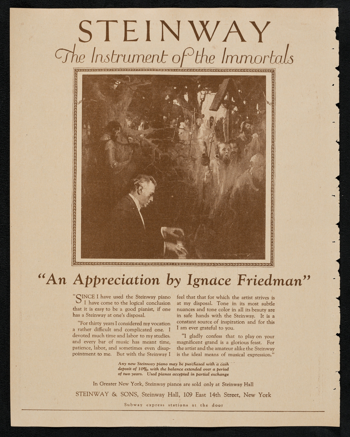 New York Philharmonic, February 17, 1923, program page 4