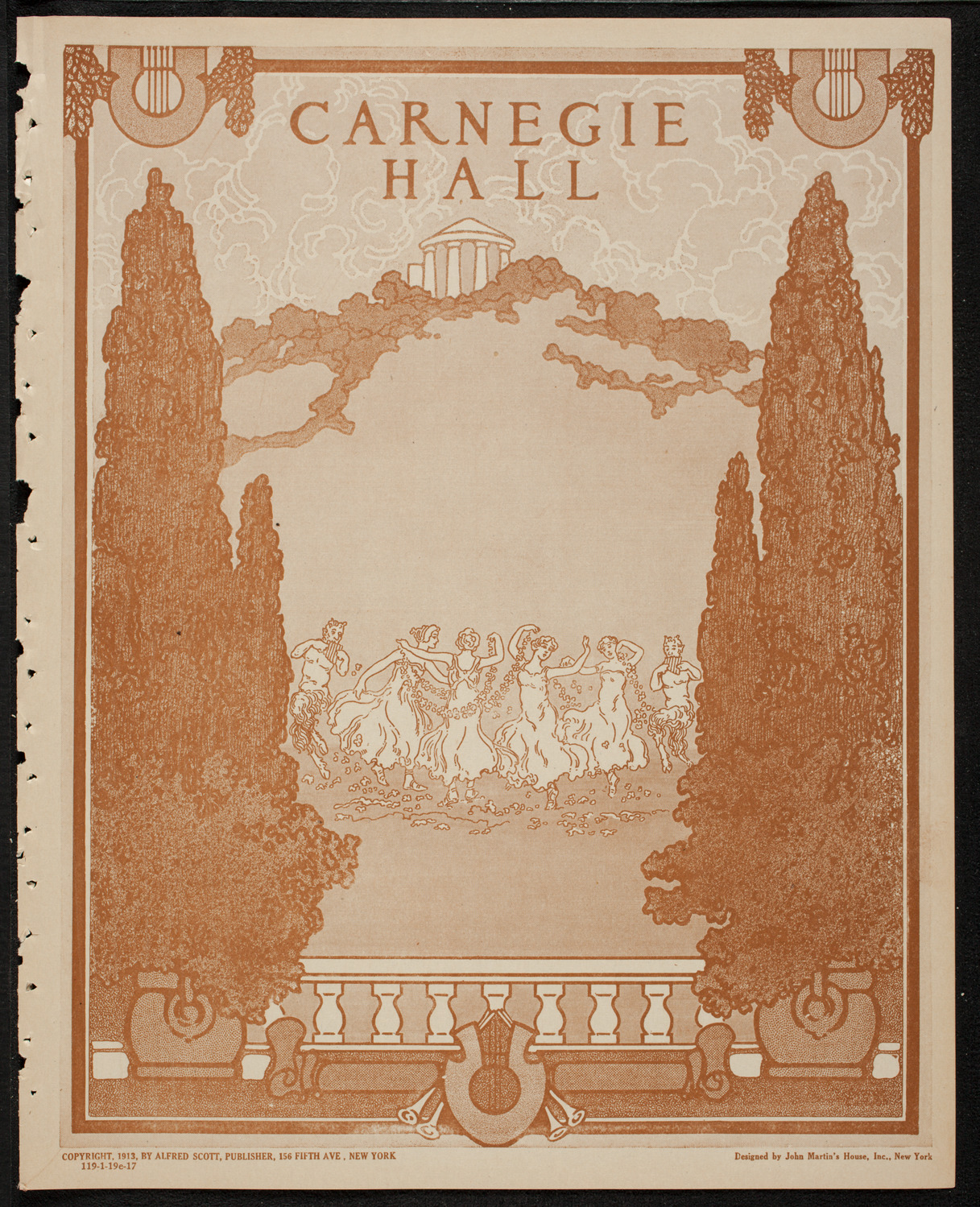 Lecture by Count Ilya Tolstoy, January 19, 1917, program page 1