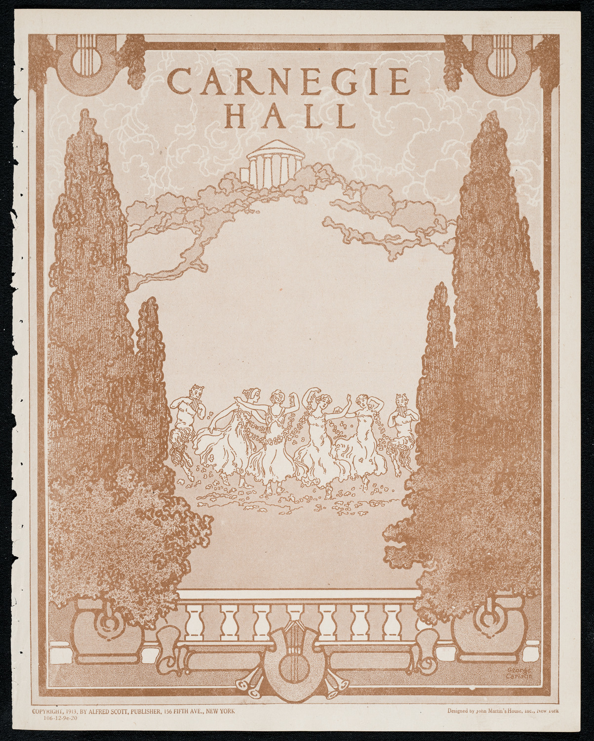 New York Philharmonic, December 9, 1920, program page 1