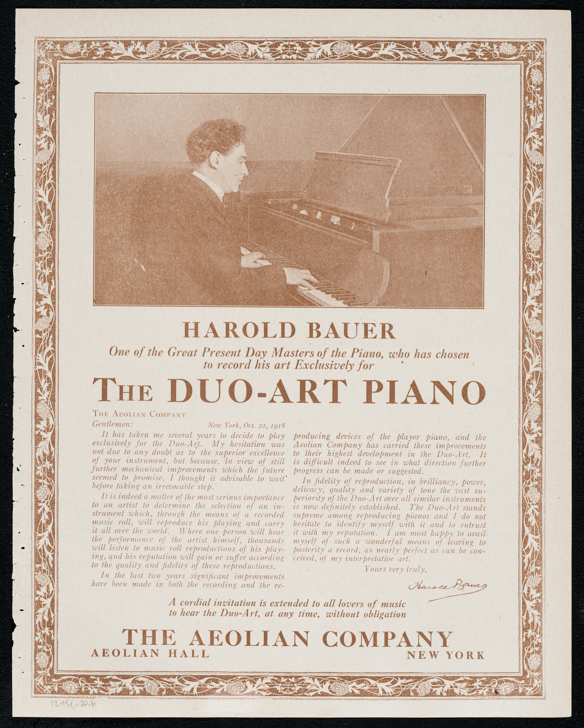 Mischa Levitzki, Piano, December 15, 1920, program page 11