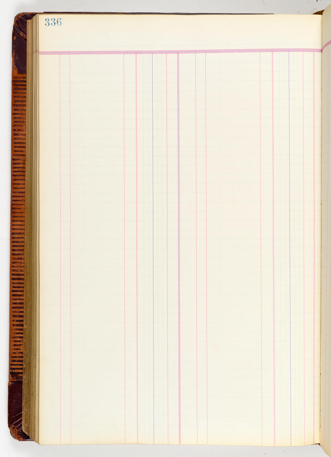 Music Hall Accounting Ledger, volume 3, page 336