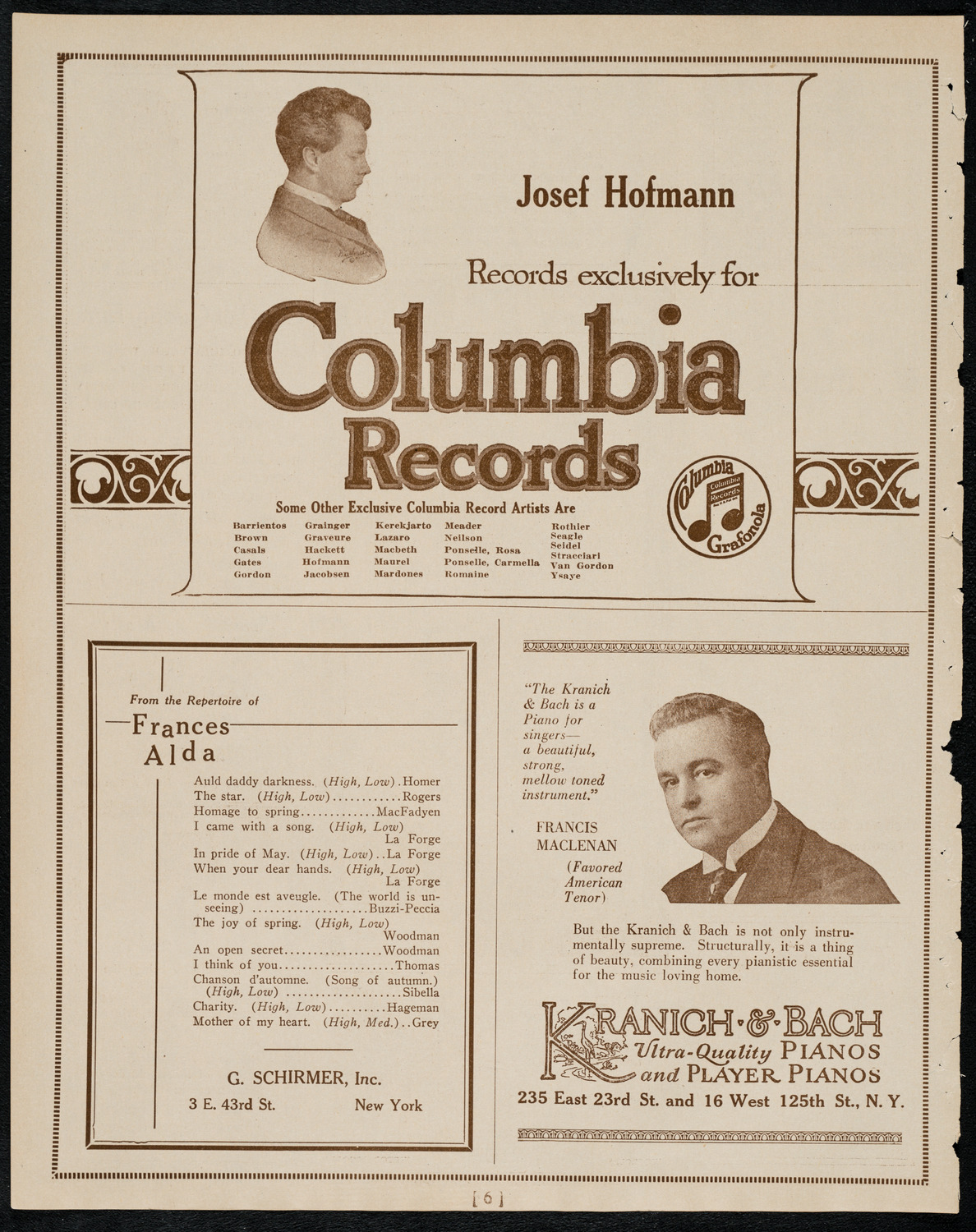 Burton Holmes Travelogue: Around the World, February 6, 1922, program page 6