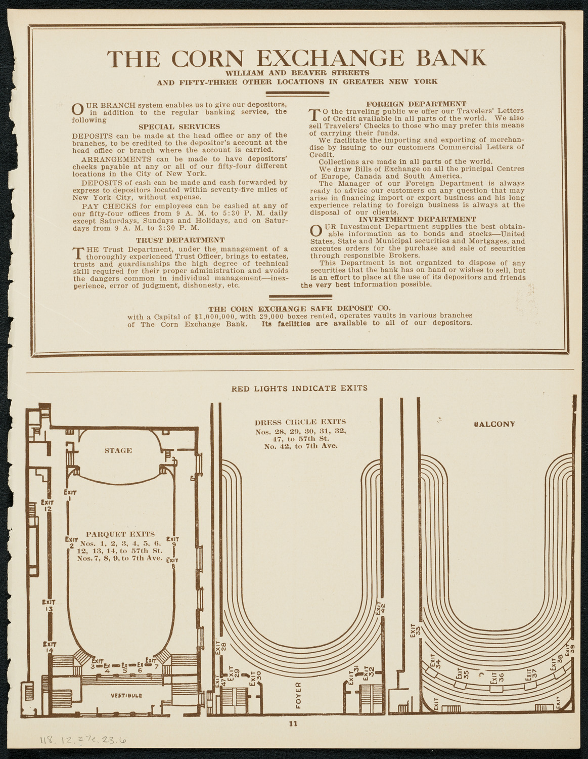 New York Philharmonic, December 27, 1923, program page 11