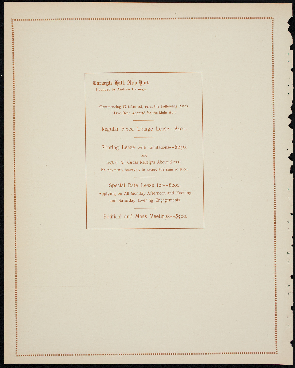 Benefit: German Seamen's Home, April 18, 1914, program page 10