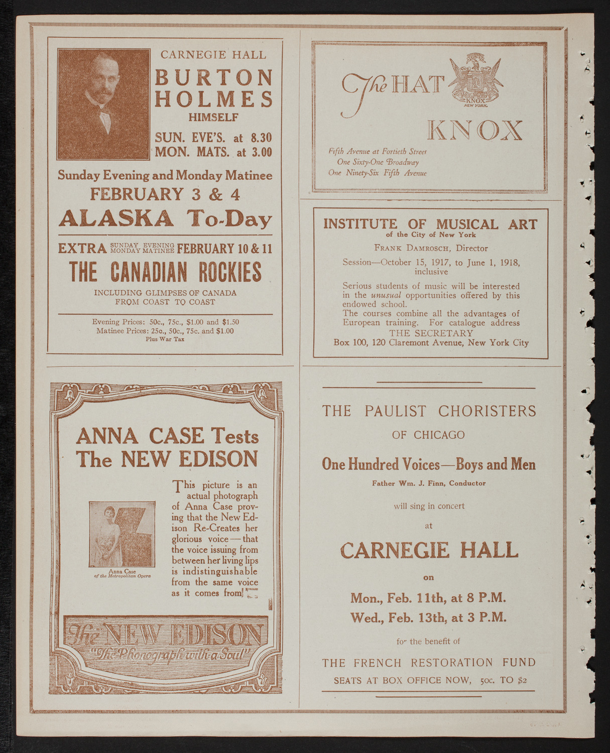 Symphony Concert for Young People, February 2, 1918, program page 2