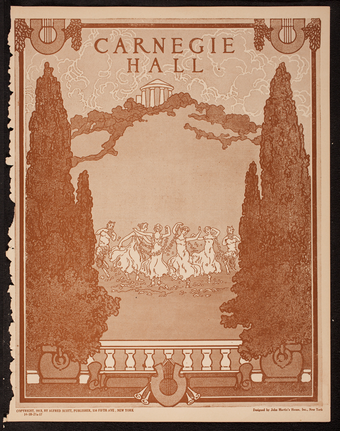 Jascha Heifetz, Violin, October 27, 1917, program page 1