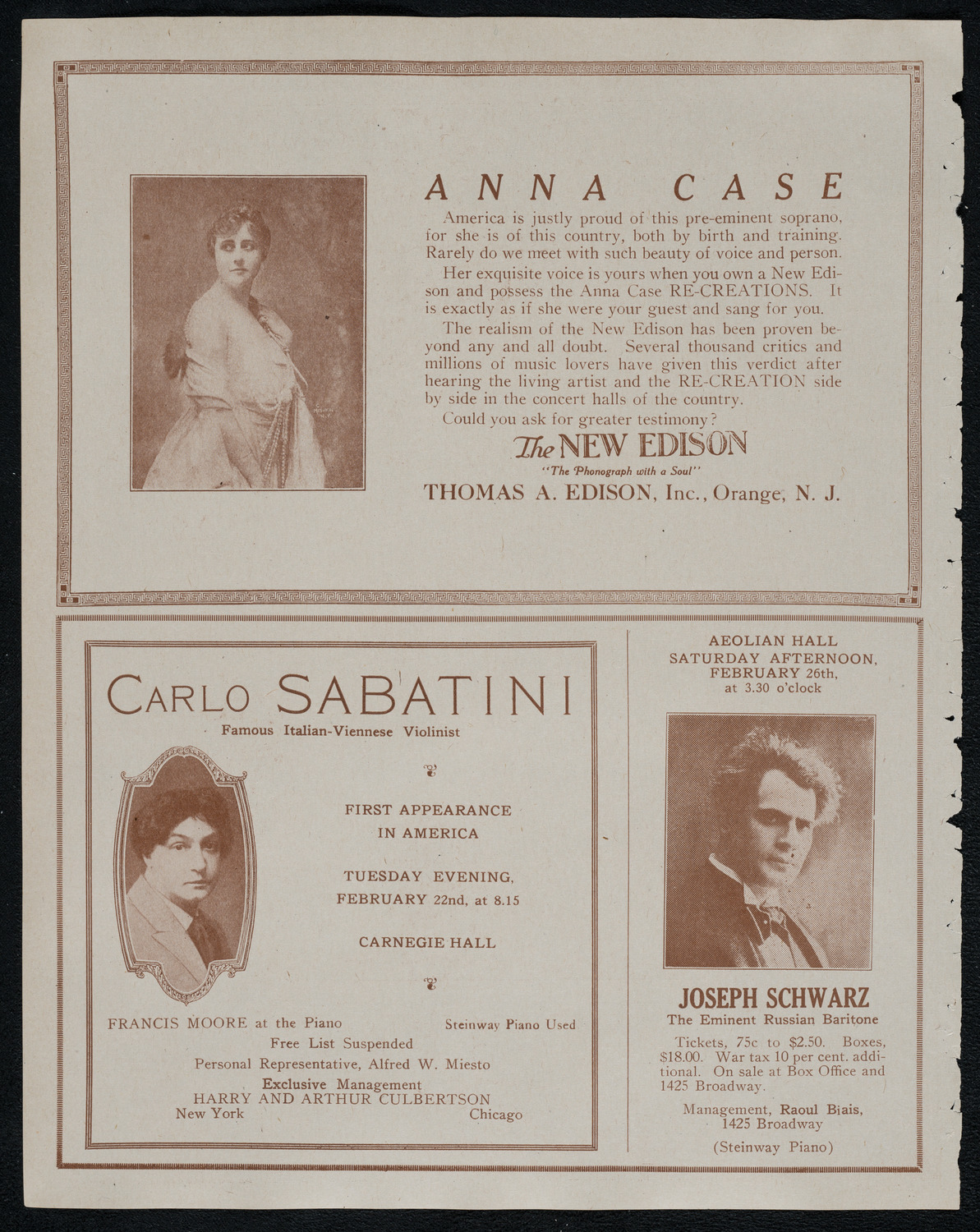 Symphony Concert for Young People, February 19, 1921, program page 2