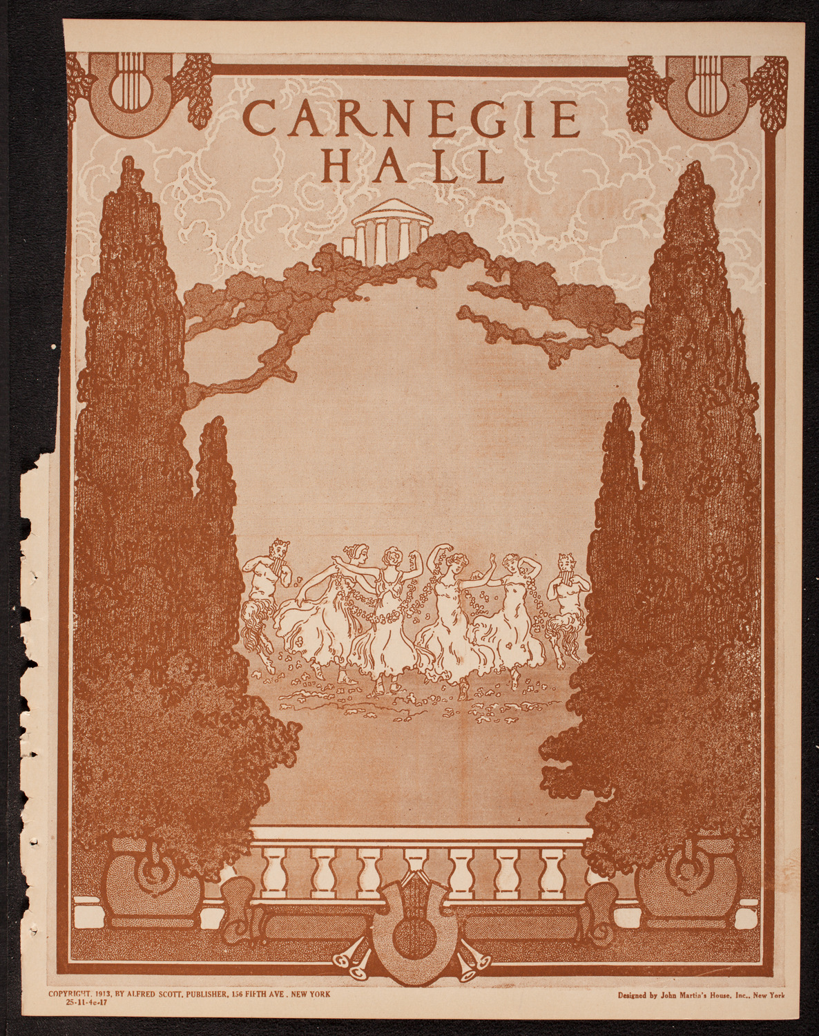 Lecture by Sergeant Arthur Guy Empey, November 4, 1917, program page 1