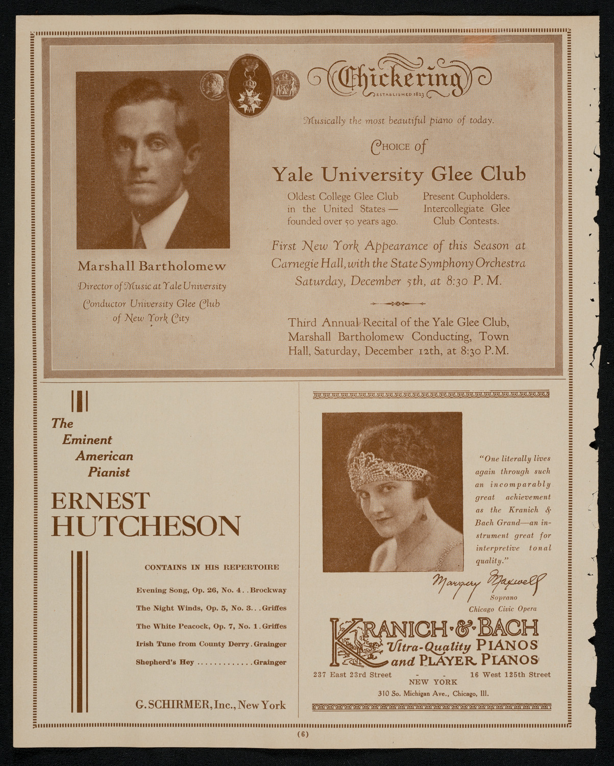 Symphony Concert for Young People, December 5, 1925, program page 6