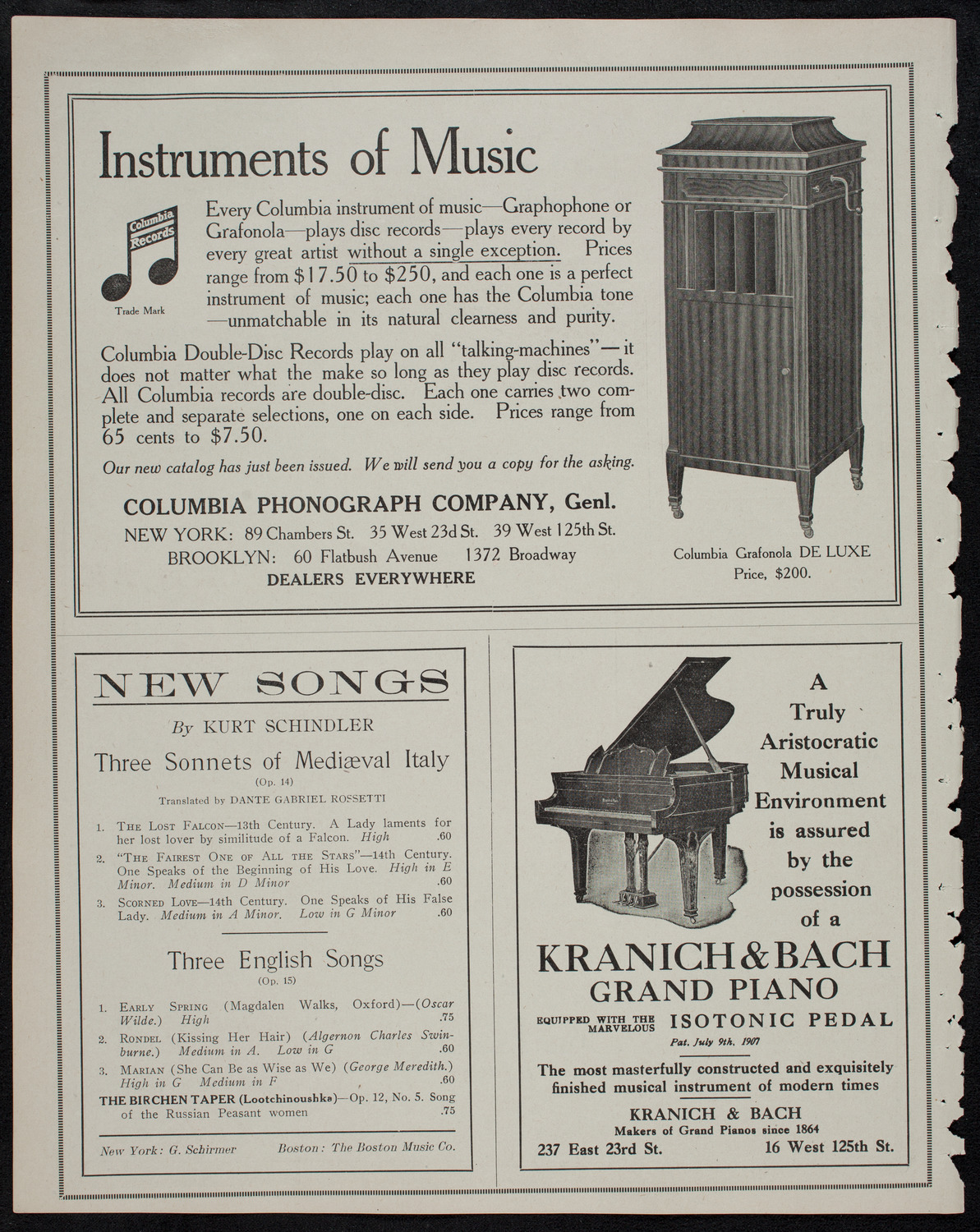 Elmendorf Lecture: The Grand Canyon, October 21, 1912, program page 6