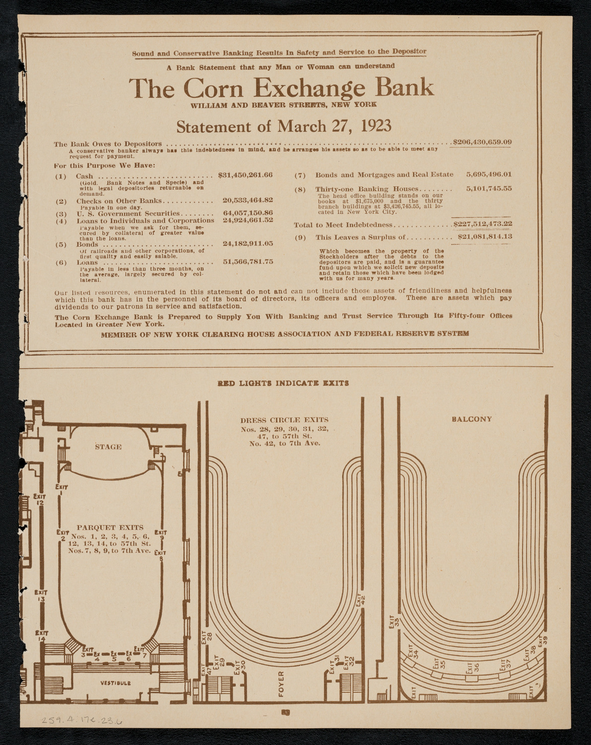 Philadelphia Orchestra, April 17, 1923, program page 11