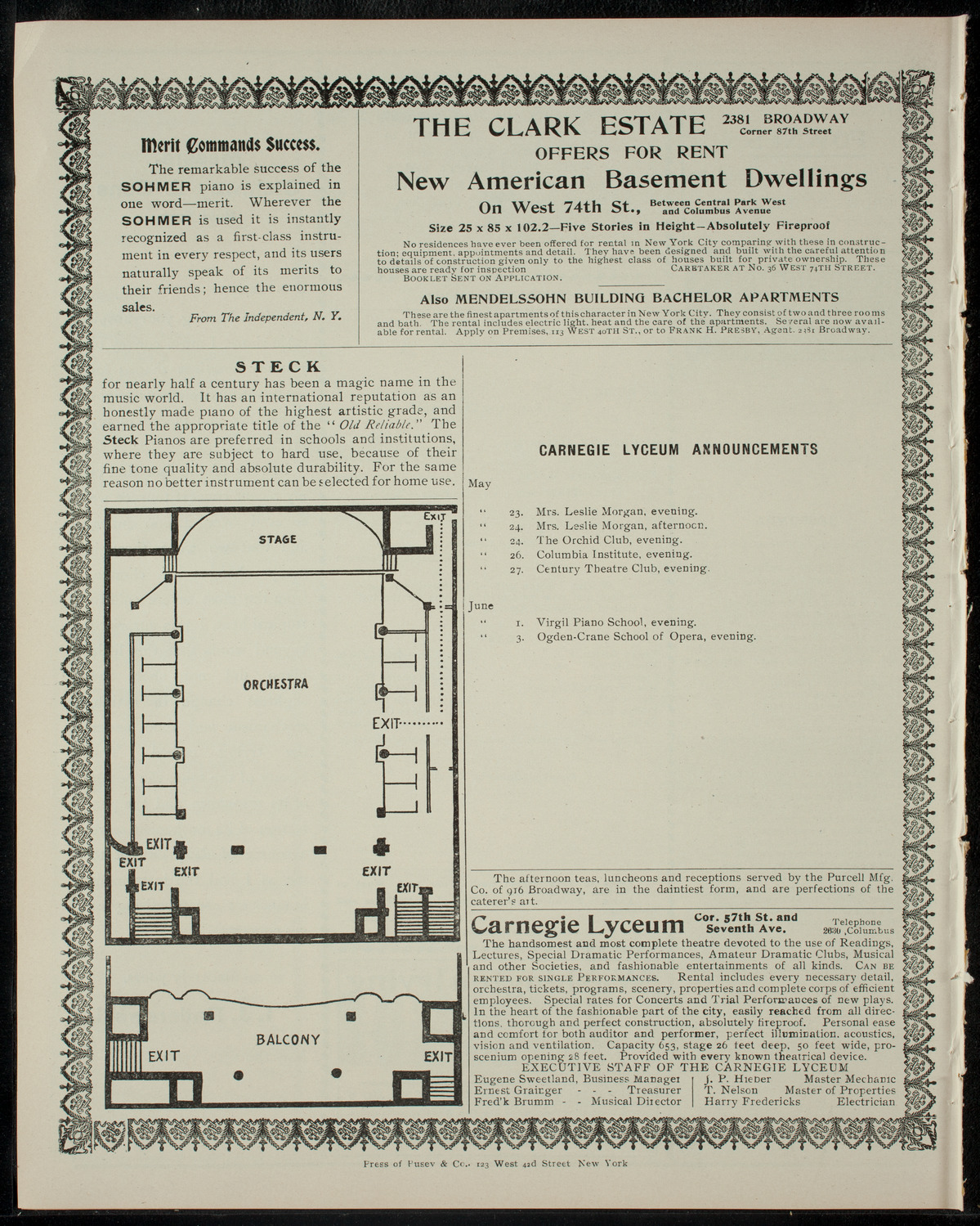 Merrill-Van Laer School Dramatic Entertainment, May 22, 1905, program page 4