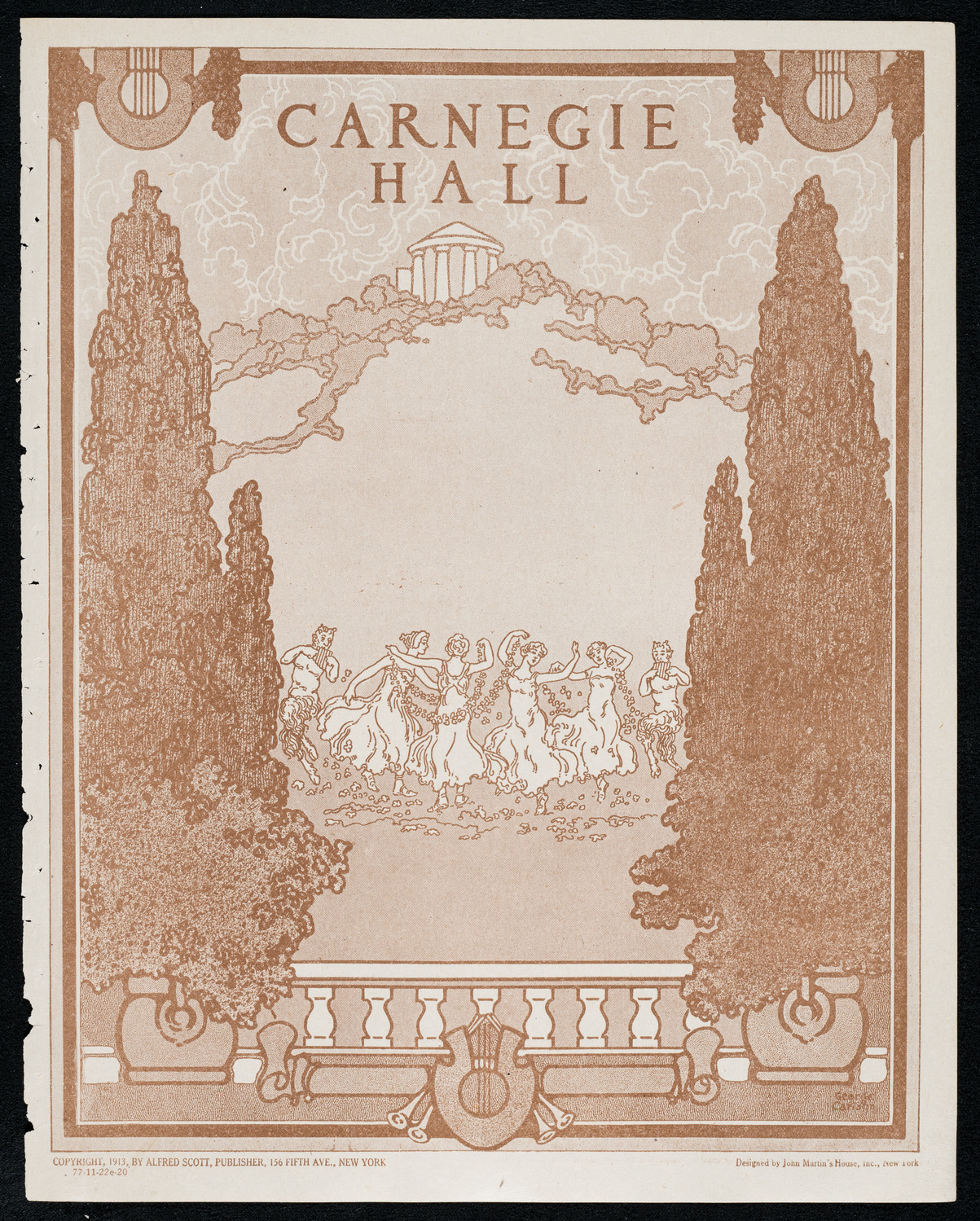 Váša Príhoda, Violin, November 22, 1920, program page 1