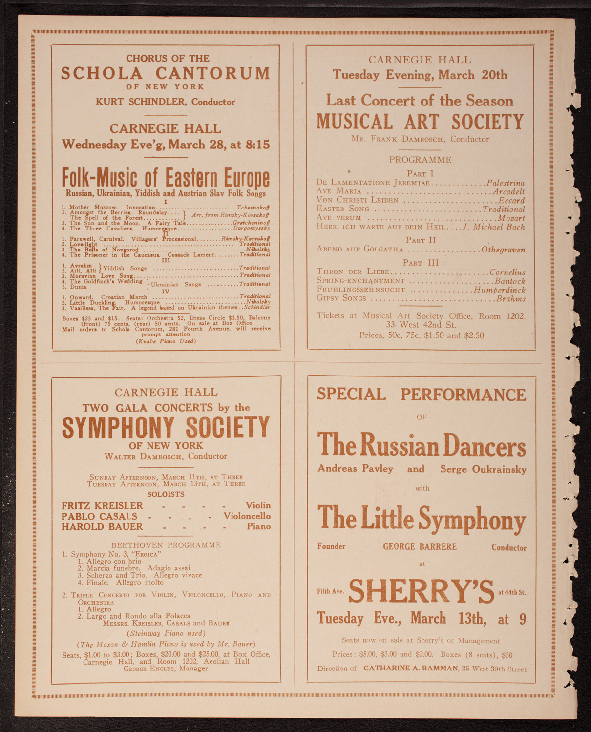 Symphony Concert for Young People, March 10, 1917, program page 8