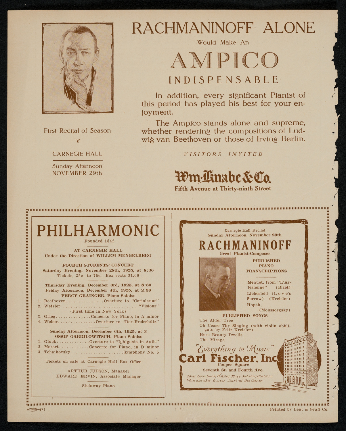 Symphony Concert for Young People, November 28, 1925, program page 12