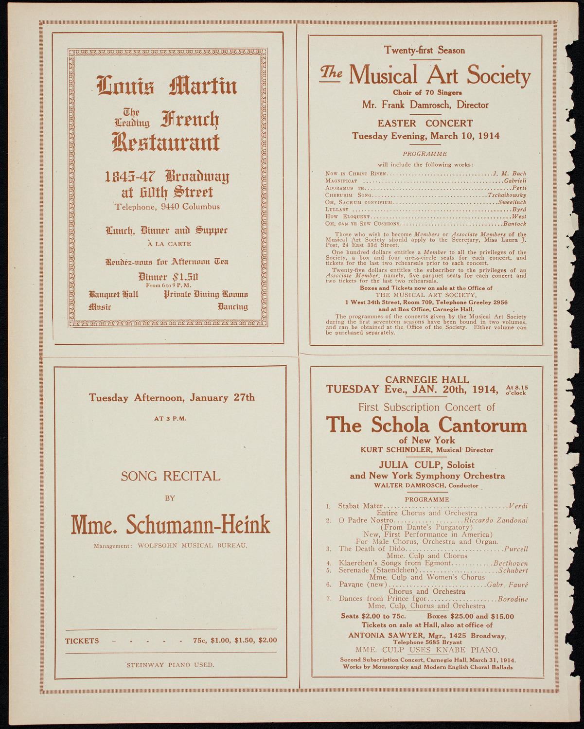 Lecture by Dean C. Worcester, January 6, 1914, program page 8