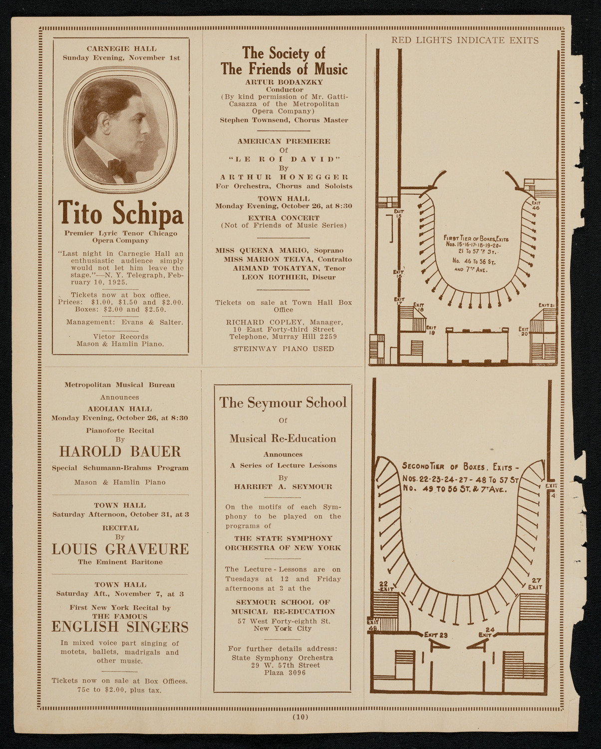 State Symphony Orchestra of New York, October 24, 1925, program page 8