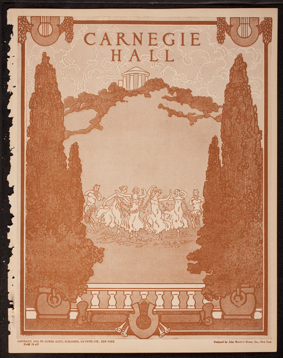 Ossip Gabrilowitsch, Piano, November 18, 1917, program page 1