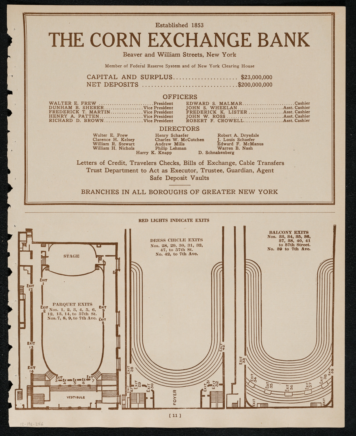 New York Symphony Orchestra, December 19, 1924, program page 11