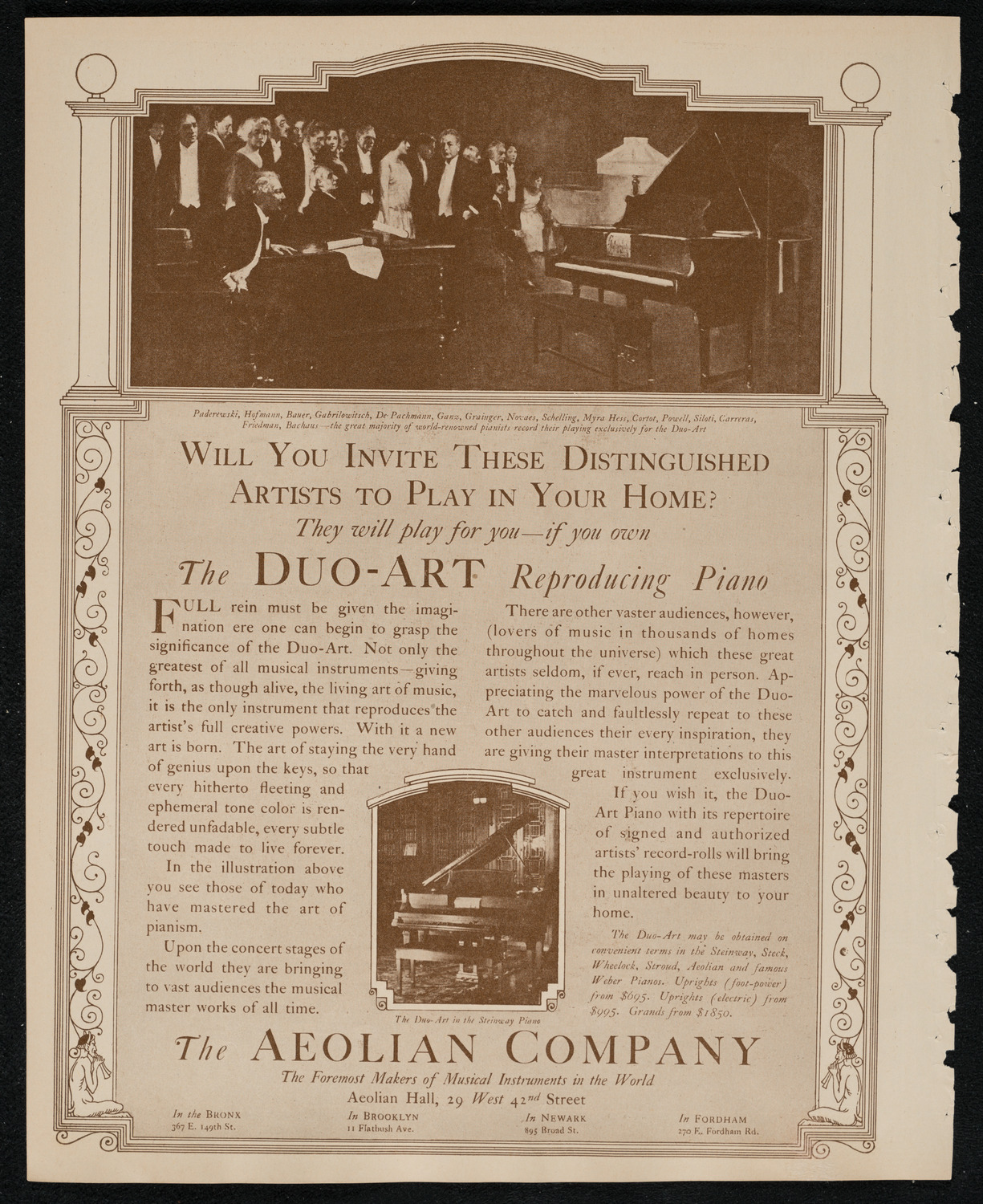 Tamara Karsavina, November 1, 1924, program page 2