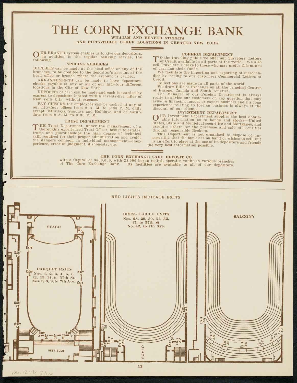 New York Philharmonic Students' Concert, December 17, 1923, program page 11