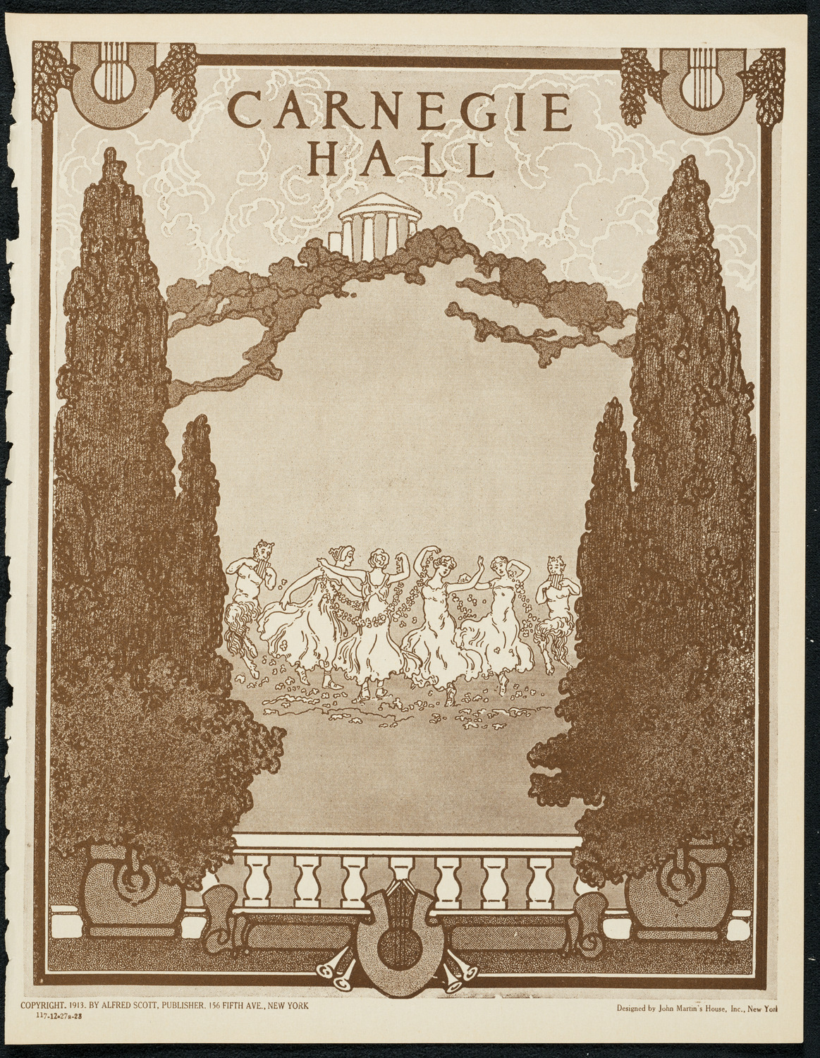 New York Symphony Orchestra, December 27, 1923, program page 1