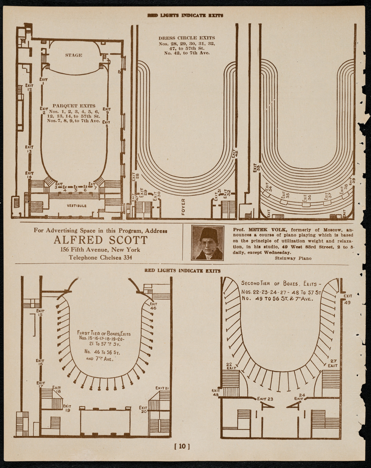 Josef Hofmann, Piano, February 11, 1922, program page 10