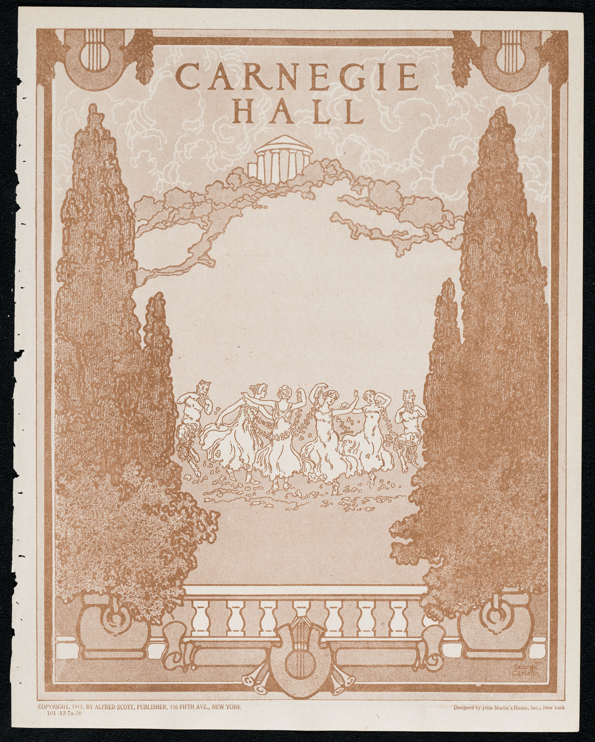 Percy Grainger, Piano, December 7, 1920, program page 1