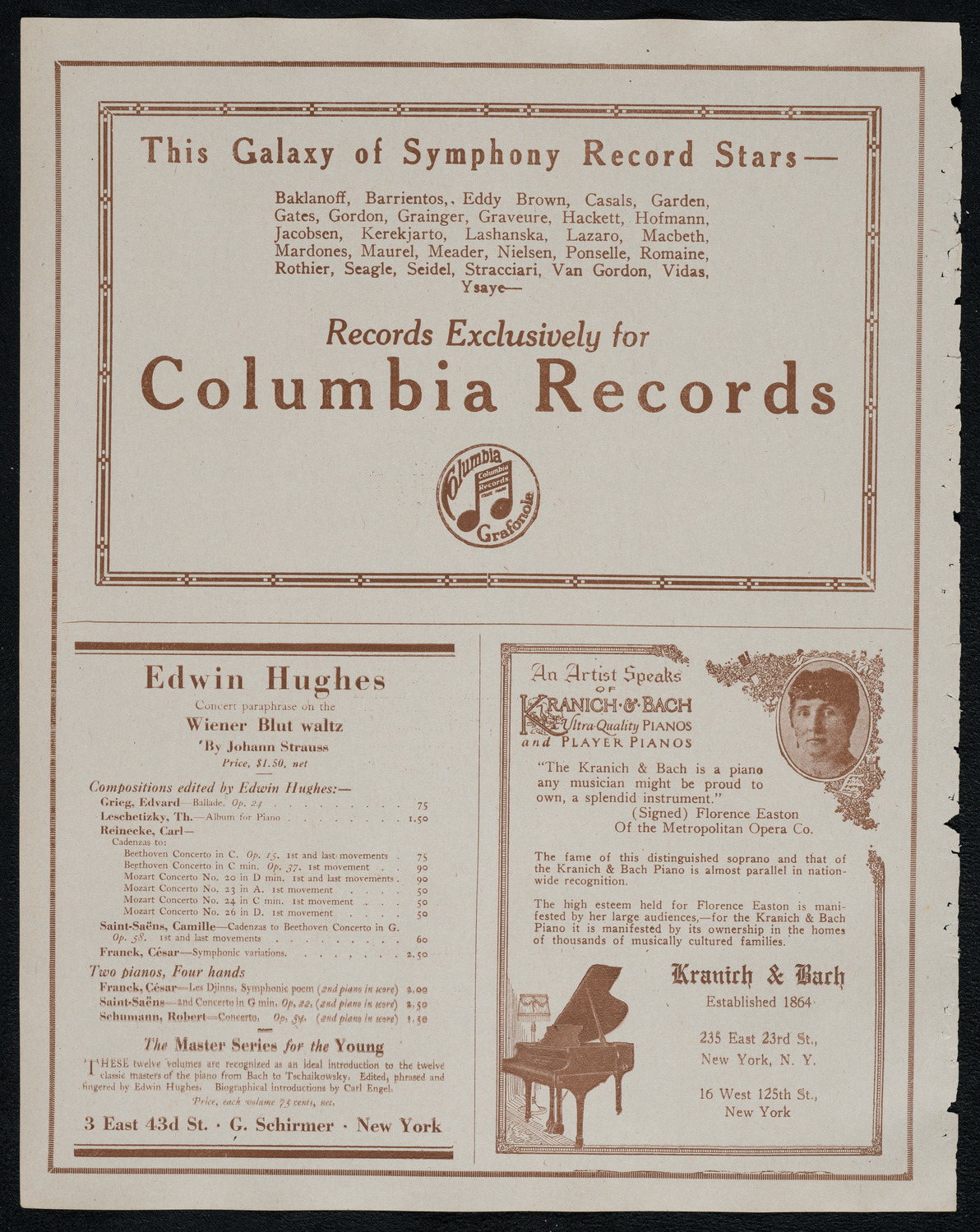 Symphony Concert for Young People, February 19, 1921, program page 6