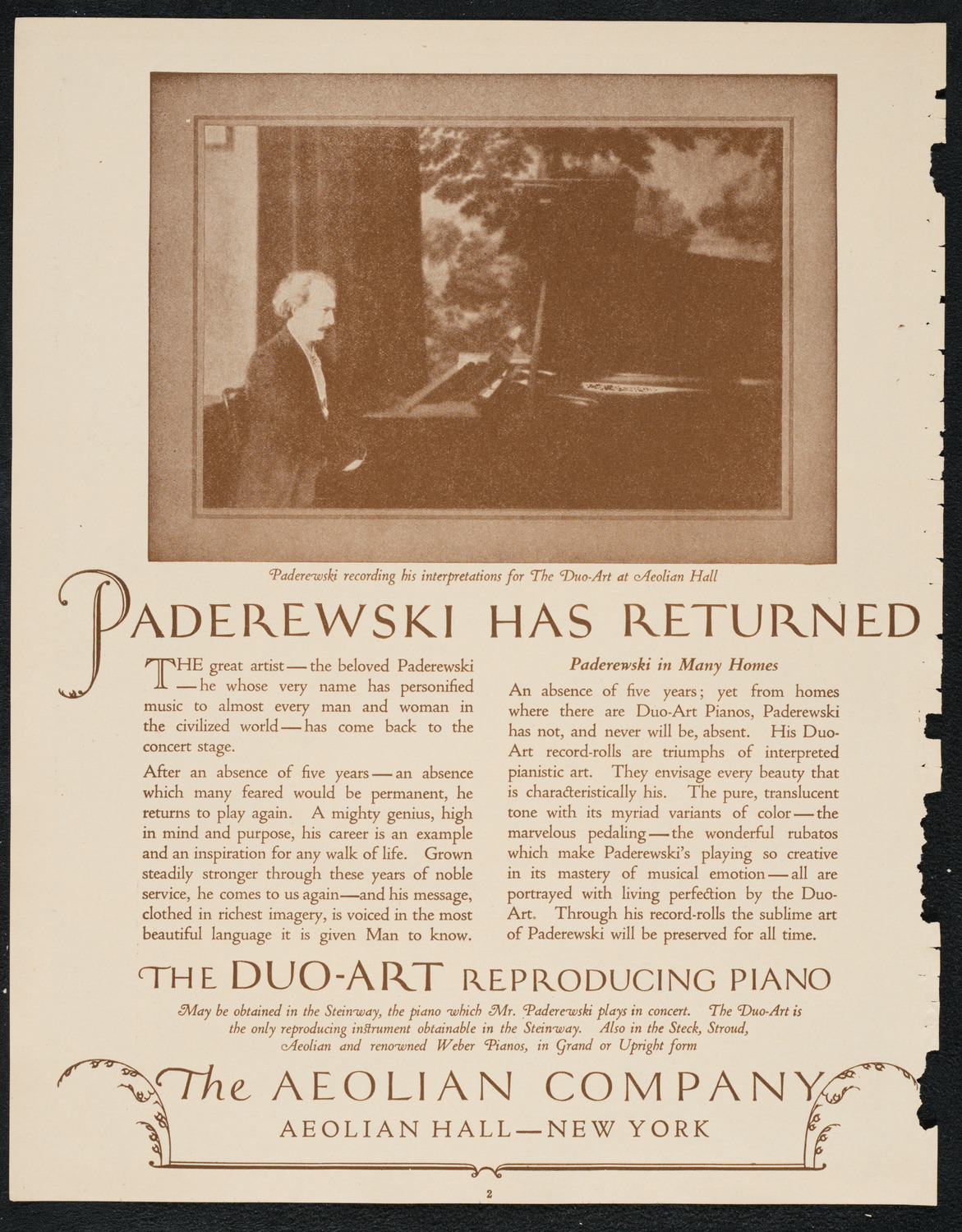 Symphony Concert for Young People, December 9, 1922, program page 2