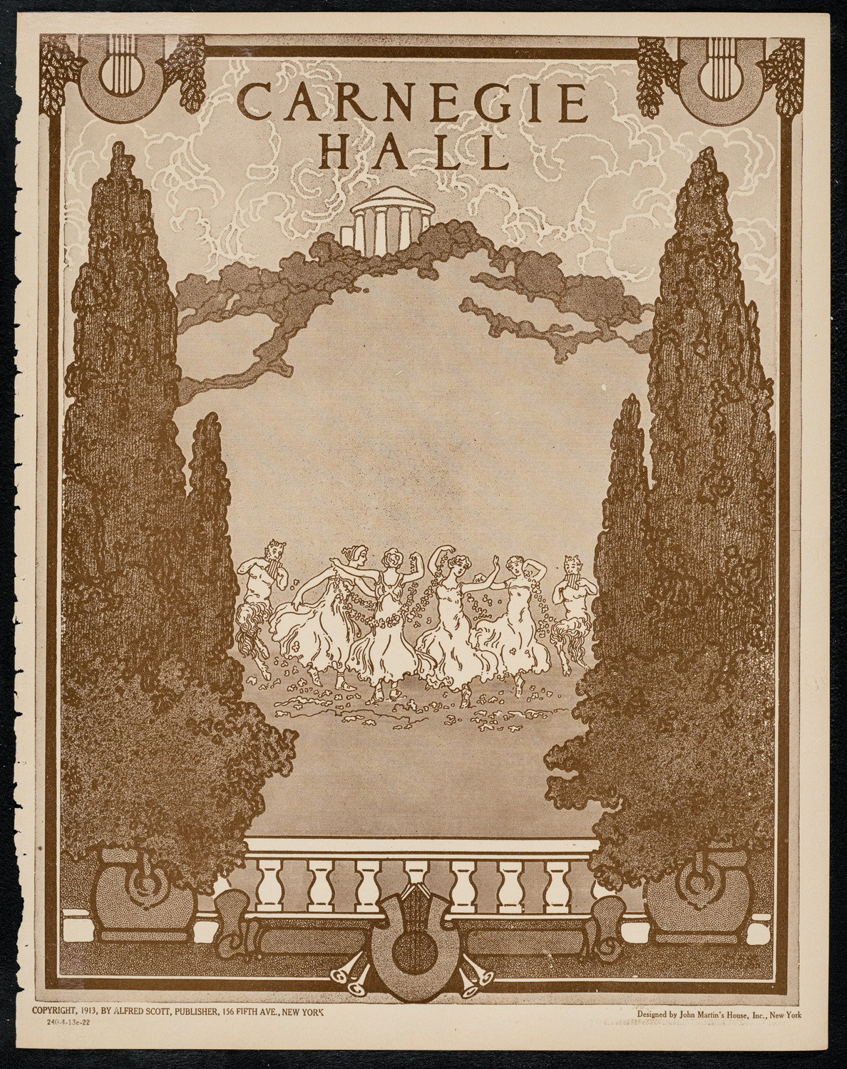 Oratorio Society of New York, April 13, 1922, program page 1