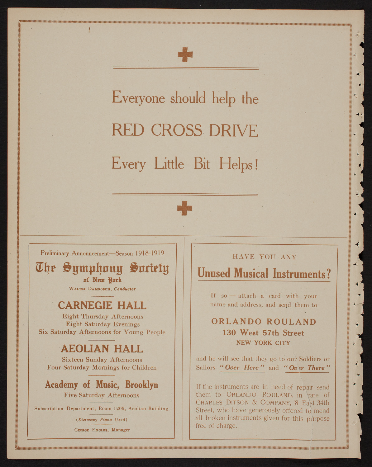 Grand Army of the Republic Memorial Day Exercises, May 30, 1918, program page 8