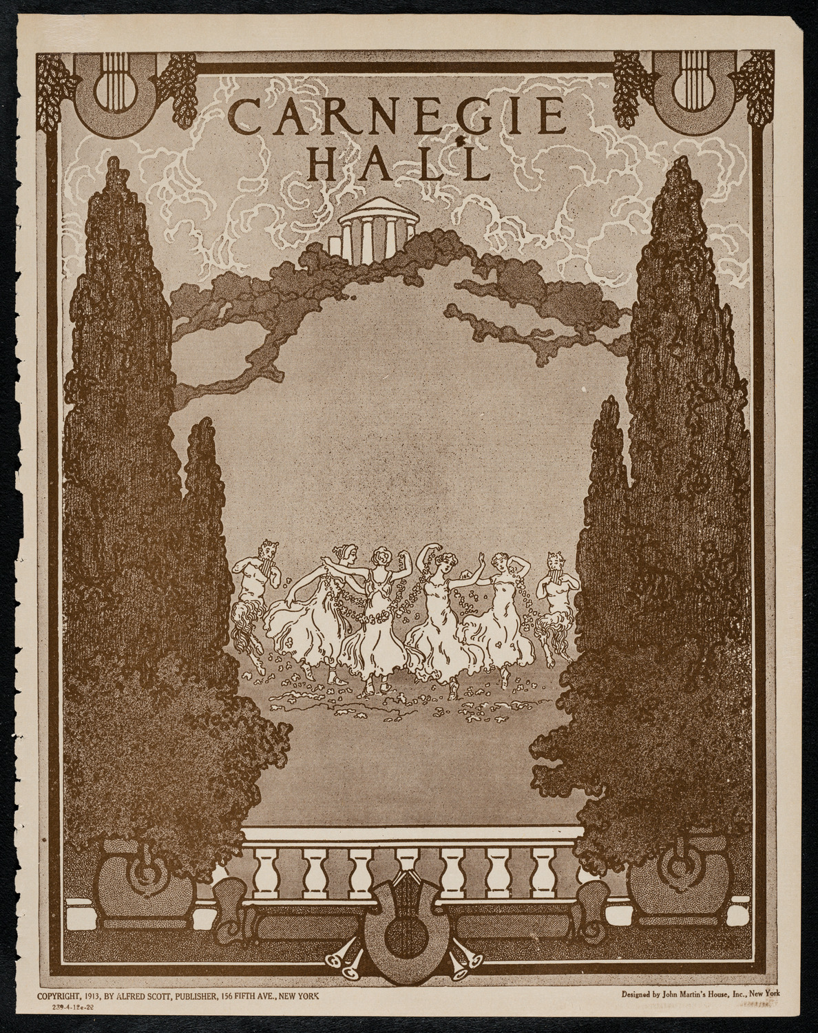 Sir Arthur Conan Doyle, April 12, 1922, program page 1