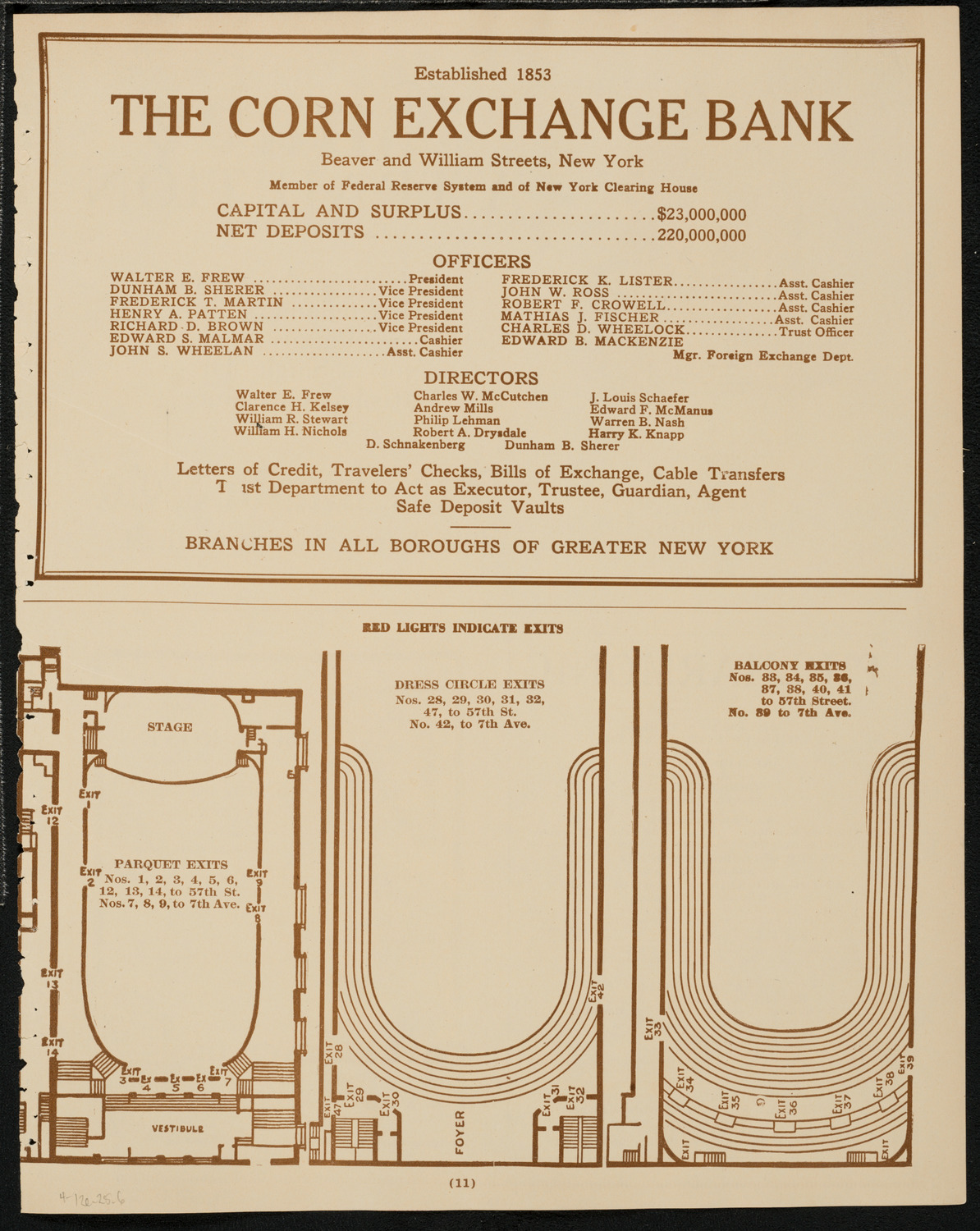 Testimonial Concert in Honor of Zavel Zilberts, April 12, 1925, program page 11