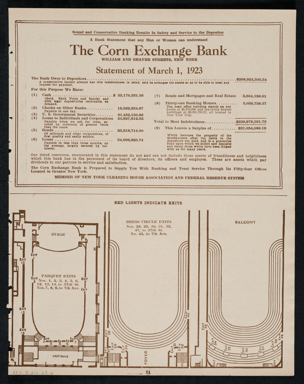 New York Philharmonic, March 21, 1923, program page 11