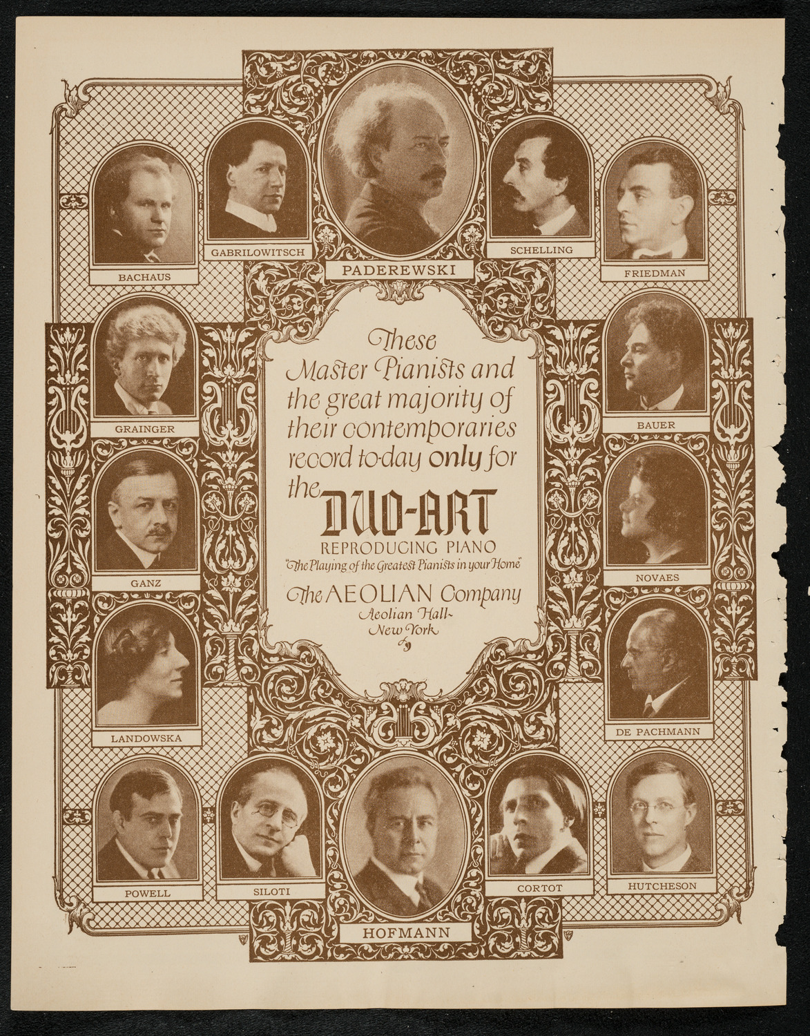 Paul Whiteman and His Orchestra with The Marmeins, April 11, 1924, program page 2